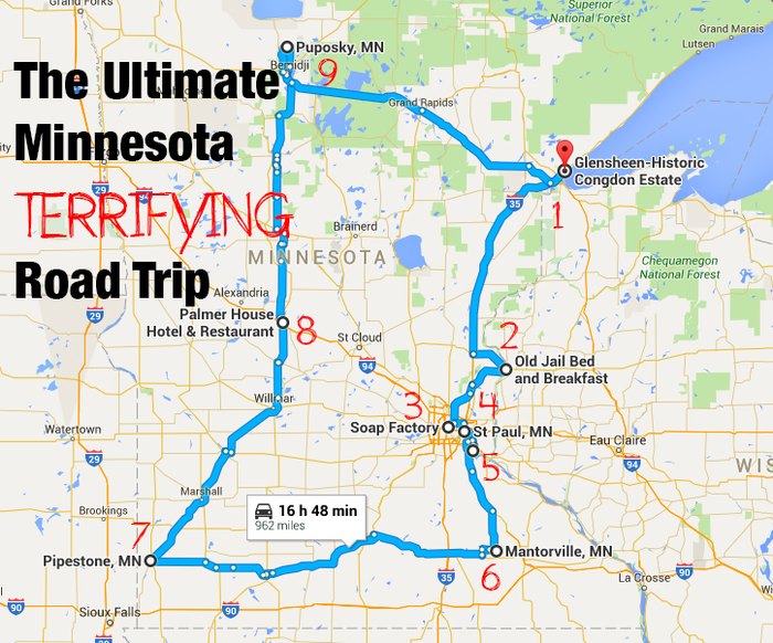 The Ultimate Terrifying Minnesota Road Trip Is Right Here And You’ll ...