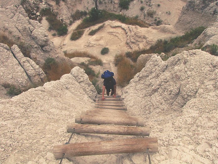 Badlands Descent On the Notch Trail of Badlands National Park