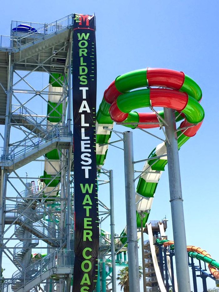 World s Tallest Water Coaster Just Opened In Texas