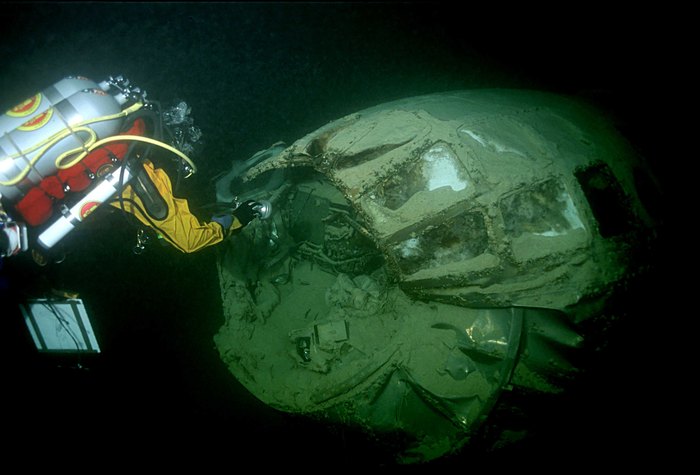 B-29 Superfortress Bomber Hidden Beneath Lake Mead