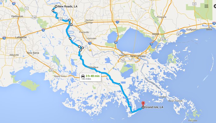 Louisiana Road Map - LA Road Map - Louisiana Highway Map