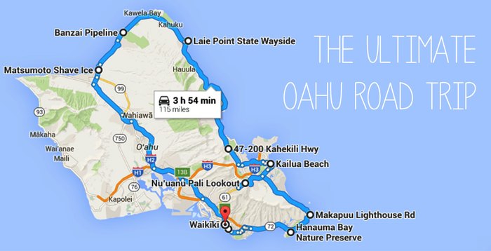 hawaii road trips