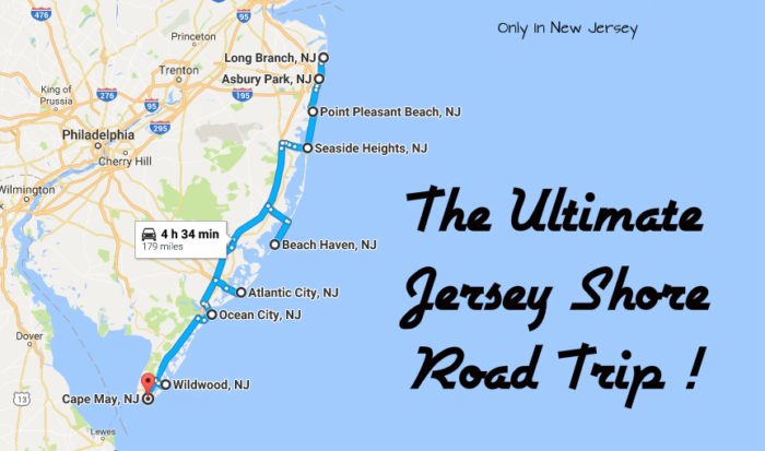 road trip places near new jersey