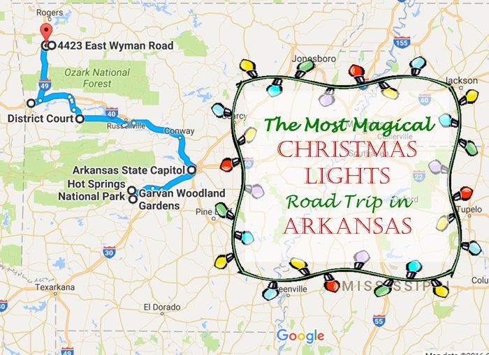 The Best Christmas Lights In Arkansas In One Road Trip