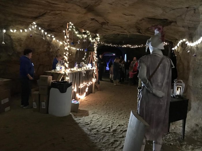 The White Gravel Mines Have The Best Christmas Cave In Ohio