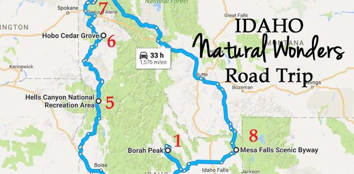 Idaho Bucket List Road Trips