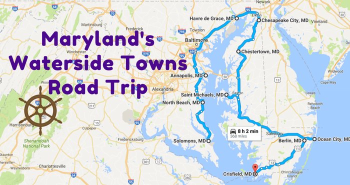 road trip in maryland
