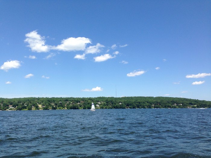 Candlewood Lake In Connecticut Has Sapphire Blue Waters