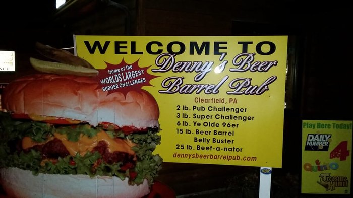 Menu - Denny's Beer Barrel Pub - Burgers & More Clearfield PA