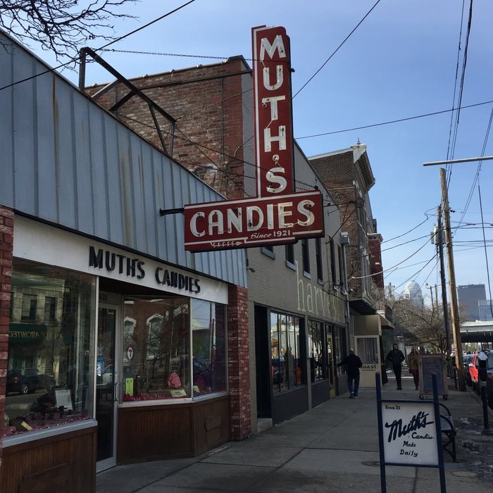 MUTHS CANDIES Louisville Neon Sign Photography Kentucky 