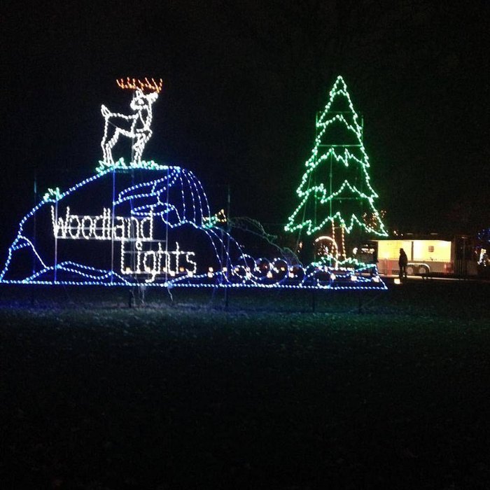 The Best Winter Hike In Ohio Woodland Lights In Dayton