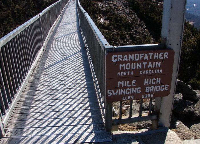 The Stomach Dropping Suspended Bridge Walk You Can Only Find In North Carolina