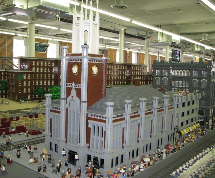 The LEGO Display at SEE Science Center Is to Be