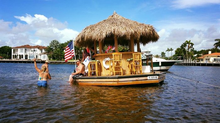 A Trip On The Floating Tiki Bar Cruisin Tikis In Florida Is The