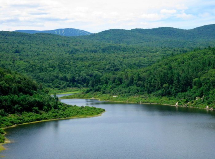 Head to Jamaica and check out the Ball Mountain Dam in VT