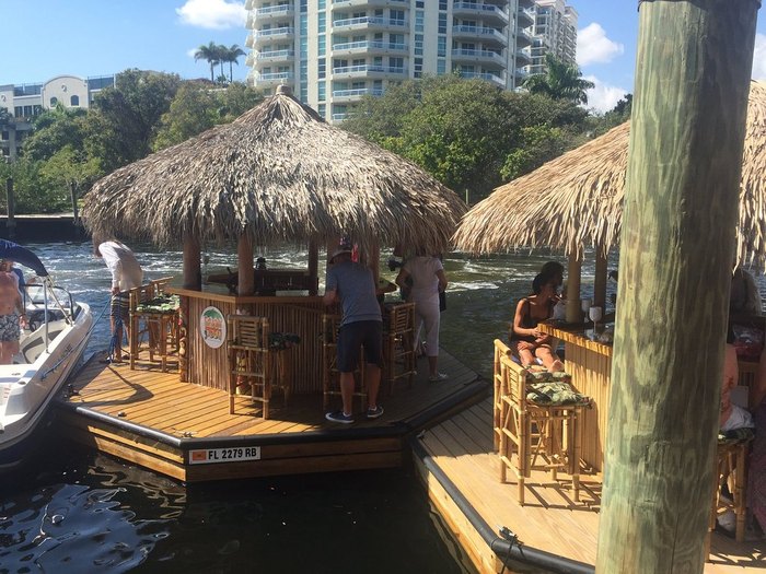 A Trip On The Floating Tiki Bar Cruisin Tikis In Florida Is The