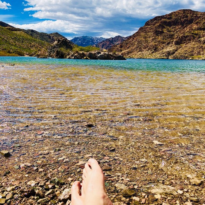 Lake Mohave In Arizona Has Water Thats At Blue As The Sky