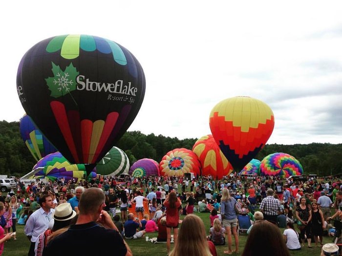The Stowe Hot Air Balloon Festival In Vermont Is A Uniquely Colorful
