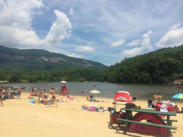 Lake Lure Beach The Natural Water Park In North Carolina That's