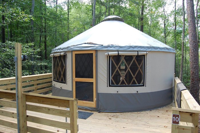 Stay In A Yurt At Sweetwater Creek State Park In Georgia