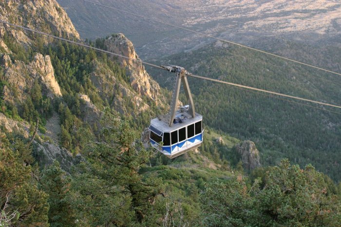 Taking a Ride on the Sandia Peak Aerial Tramway in Albuquerque