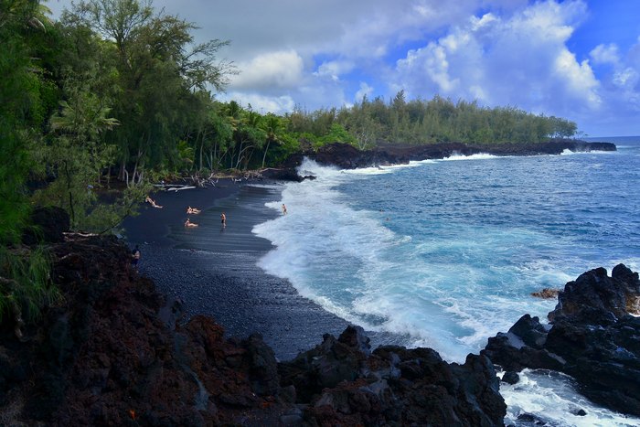 These Black Sand Beaches In Hawaii Will Leave You In Awe