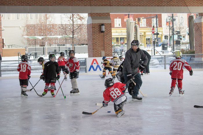 Guests can also enjoy open hockey periods.