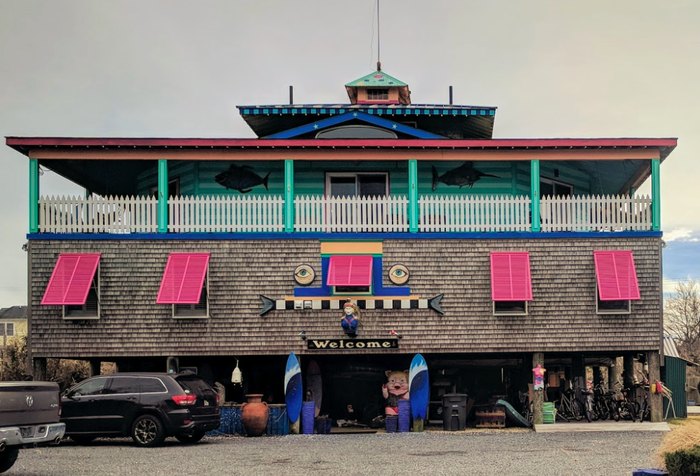 The Blue Water House Is The Qurkiest Hotel In Lewes, Delaware