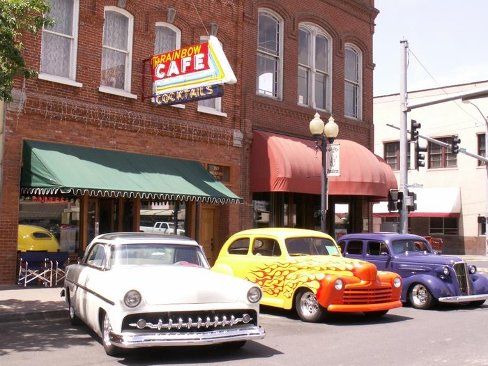 Rainbow Cafe Is Located In A Historic Building In Pendleton, OR