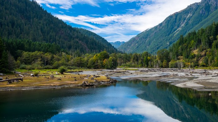 Get Away From It All At Lake Cushman In Washington