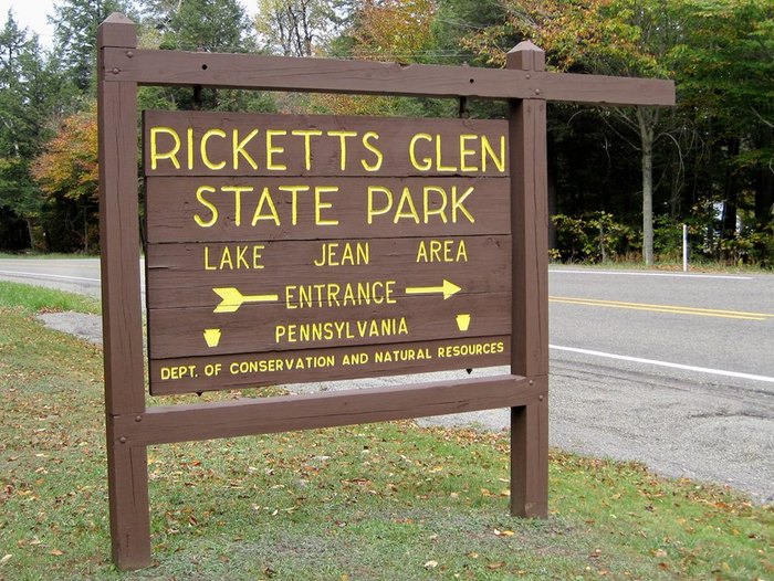 are dogs allowed in ricketts glen state park