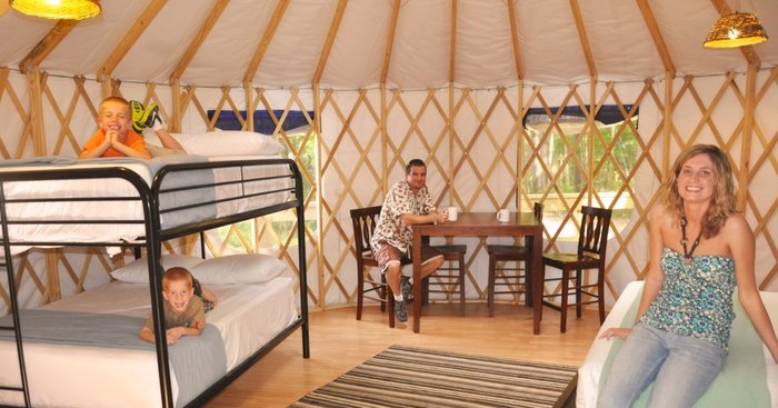 Catherine s Landing In Arkansas Has A Yurt Village