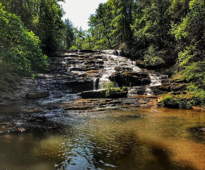 Take This Short Trail To A Triple Waterfall Series In South Carolina