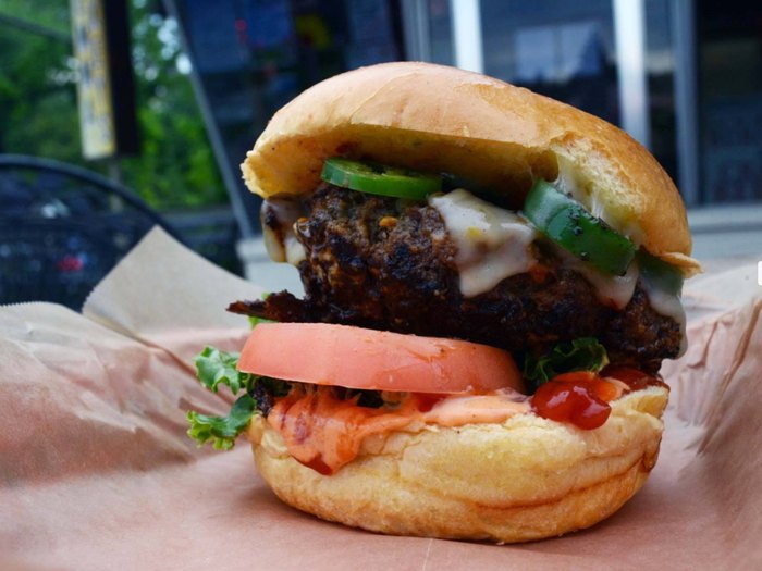 Burgers At Emma Keys In North Carolina Are Piled High With Toppings