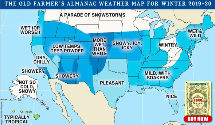 The Farmers Almanac Releases 2020 Winter In Florida Predictions 