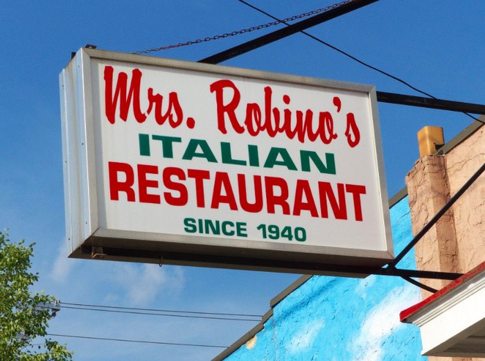 Mrs. Robino's In Delaware Has Made Delicious Italian Food Since 1940