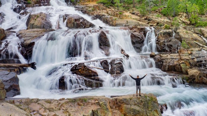 The Hidden Falls At Fallen Leaf Lake In Northern California Are Beautiful