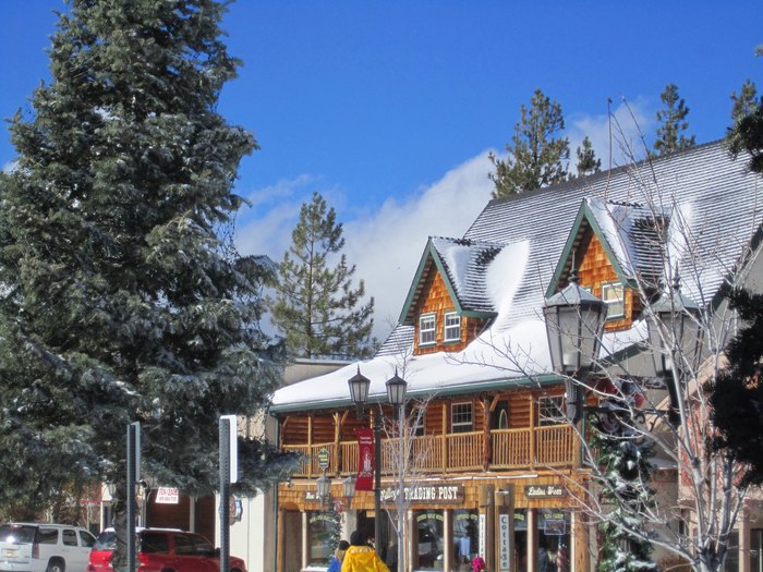 Christmas In Big Bear Village In Southern California Is Charming