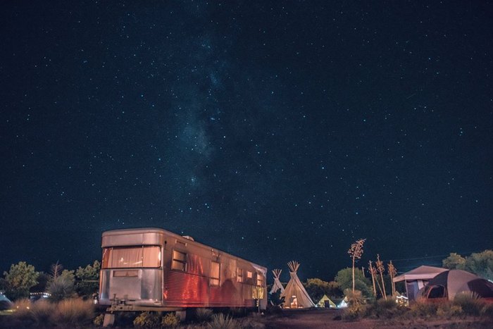 texas desert night