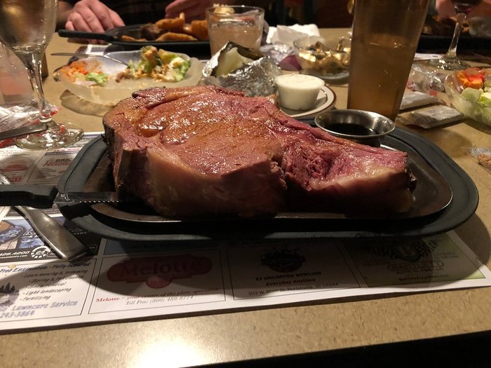 Black Otter Supper Club In Wisconsin Serves Giant 160-Ounce Prime Ribs