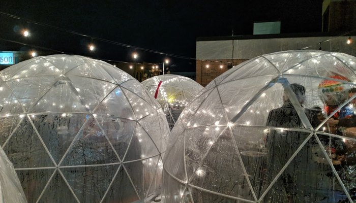 Tappo Restaurant In Buffalo Has Rooftop Winter Igloos
