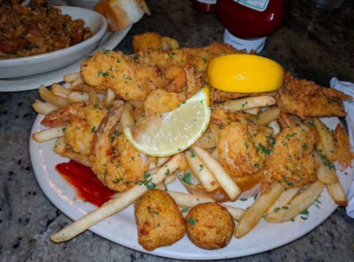 Jack Dempsey's Has Some Of The Biggest Seafood Platters In New Orleans