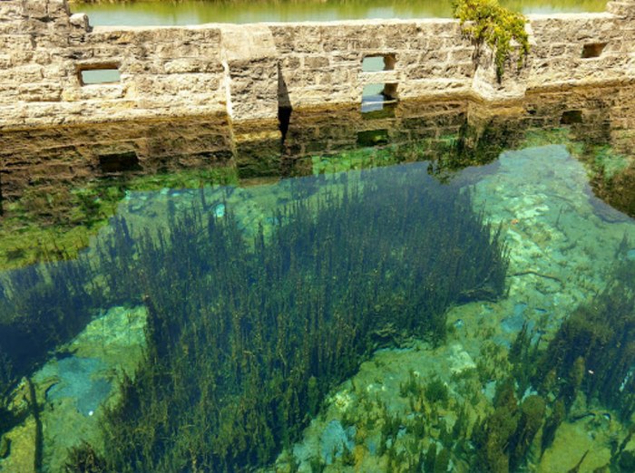 Hancock Springs Park Has The Oldest Spring-Fed Pool In Texas