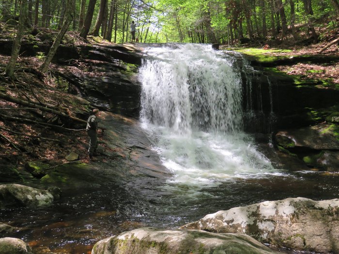 Chapel Brook Is Best Natural Waterfall Slide In Massachusetts