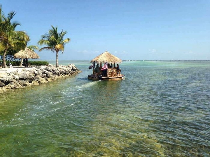 Youll Have Fun Renting A Motorized Floating Tiki Bar In Florida