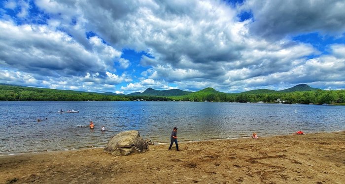 Wade In Refreshing Waters At The Secluded Boulder Beach in Vermont