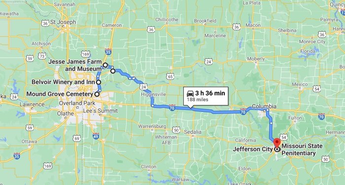 map of ghost towns of missouri