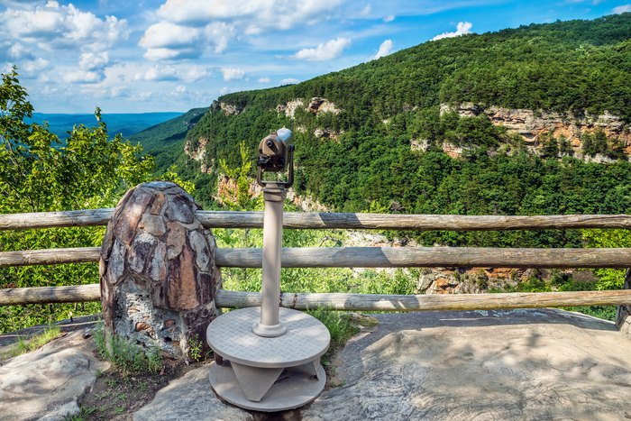 Cloudland Canyon State Park scenic overlook in Georgia