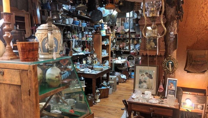 Shop In A Rustic Barn At Old Barn Antiques In Michigan