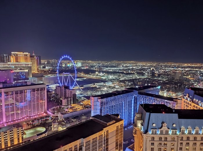 Nothing Beats The Nighttime View From The Top Of Nevada's Eiffel Tower